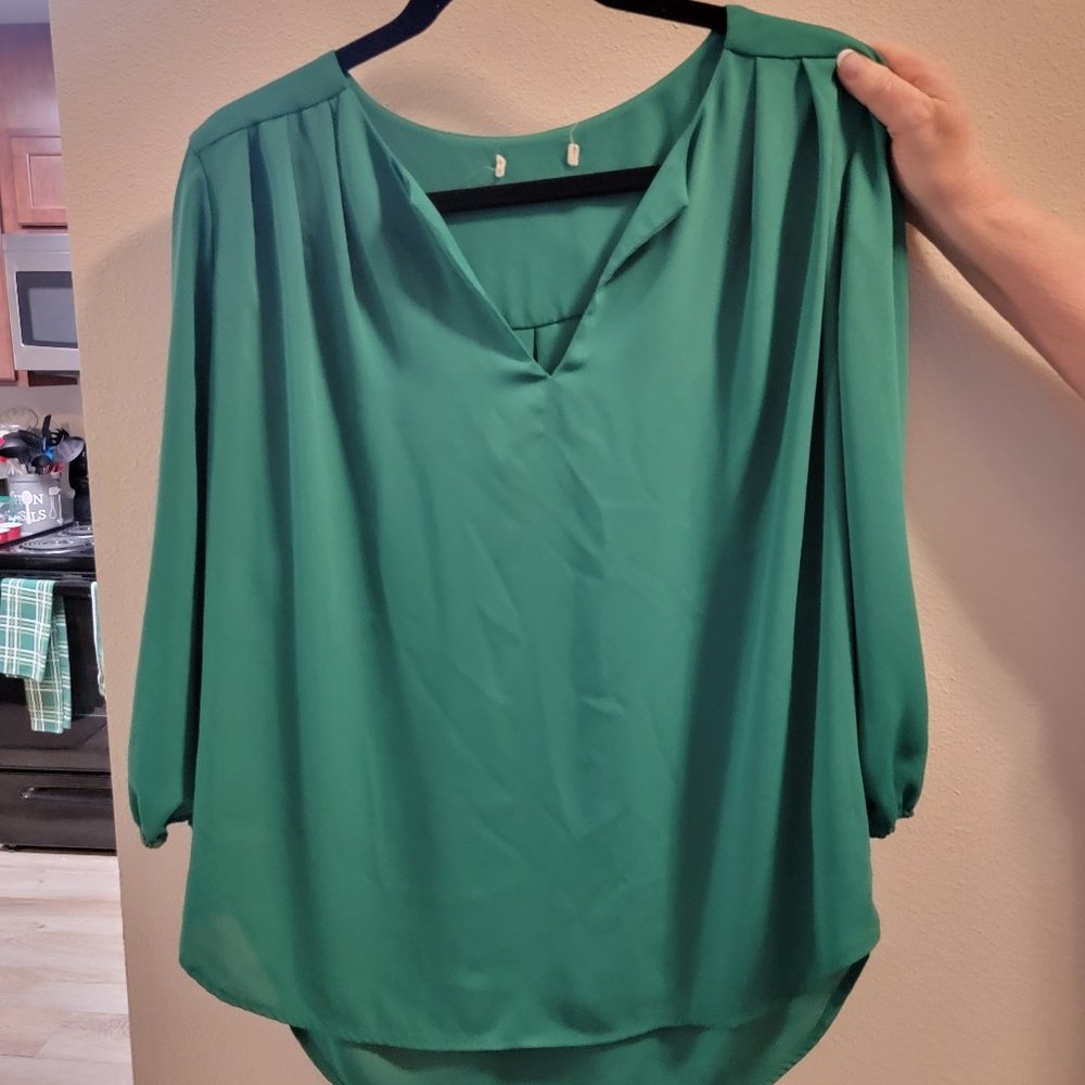 Woman's size 18 green blouse